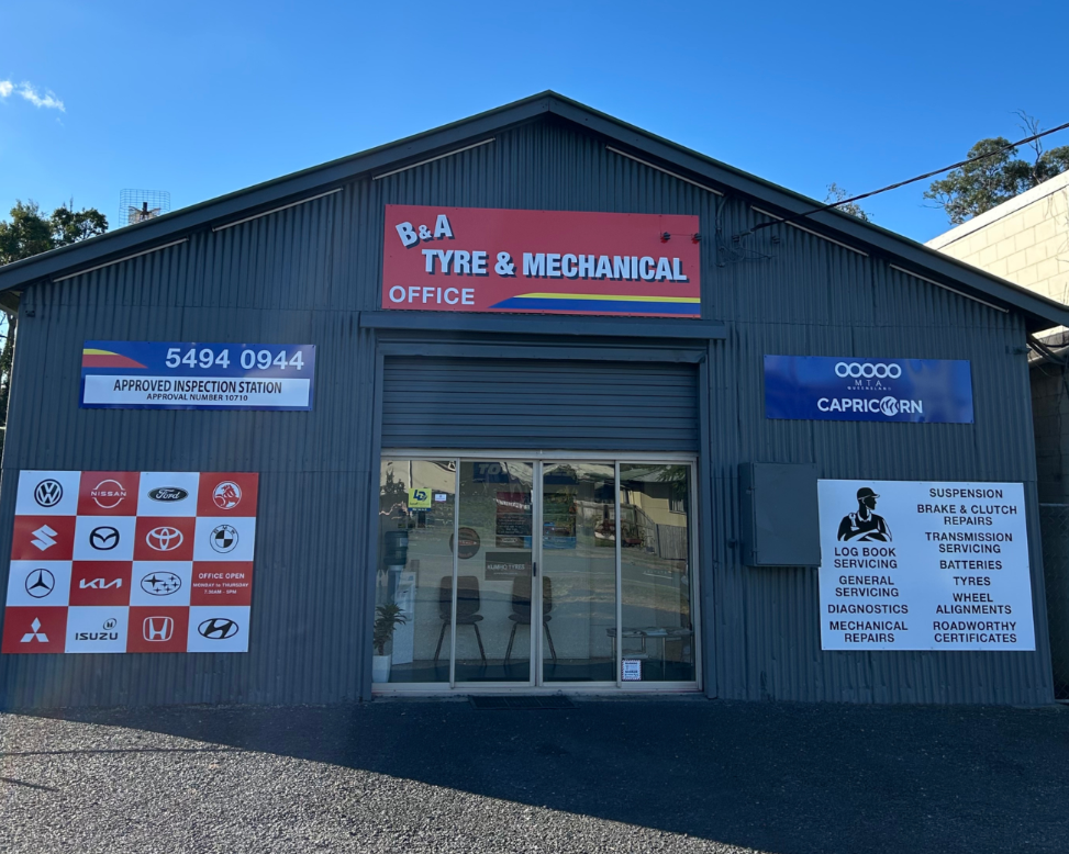 B&A Tyre & Mechanical workshop front office, Beerwah